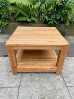Salontafel massief eiken, Ophalen, Gebruikt, 50 tot 100 cm, 50 tot 100 cm