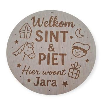 Sinterklaas welkom bord beschikbaar voor biedingen