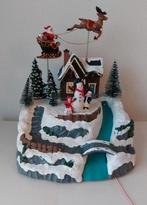 Kersthuisje met rendier en kerstslee, Diversen, Kerst, Ophalen of Verzenden