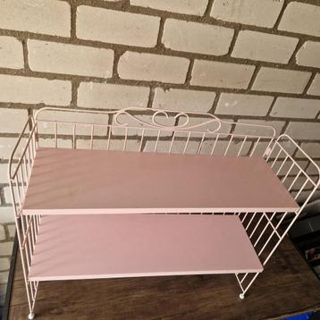 Roze decoratie rek - Zo goed als nieuw! beschikbaar voor biedingen