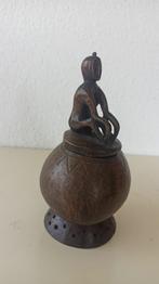 Oude tribale medicijnbox, Sjamaan, Mentawai Indonesie tribal, Antiek en Kunst, Ophalen of Verzenden