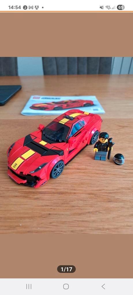 Lego Ferrari Speed Champions Compleet, Kinderen en Baby's, Speelgoed | Duplo en Lego, Gebruikt, Lego, Complete set, Ophalen of Verzenden