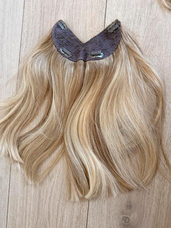 V part hair, Sieraden, Tassen en Uiterlijk, Uiterlijk | Haarverzorging, Zo goed als nieuw, Pruik of Haarverlenging, Ophalen of Verzenden