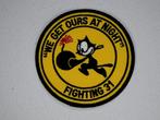 US Navy patch Fighting 31 'We get ours at night', Verzenden, Marine, Amerika, Embleem of Badge