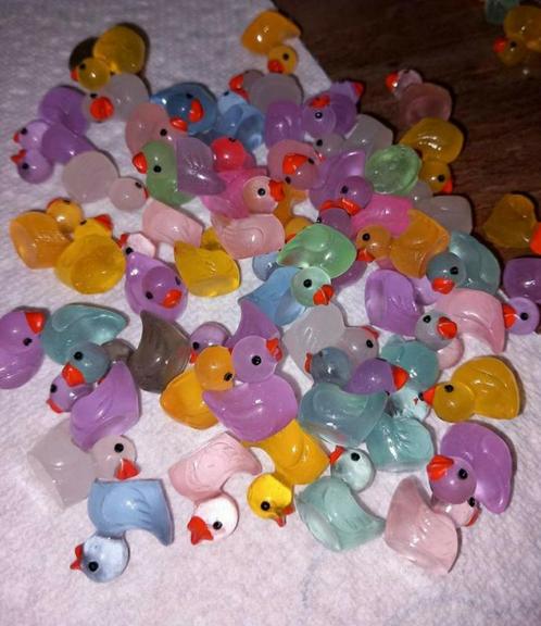Leuke mini eendjes voor in je poppenhuis of andere hobby., Verzamelen, Poppenhuizen en Toebehoren, Nieuw, Poppenhuis, Ophalen of Verzenden