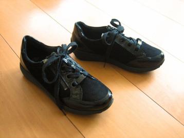 Nieuwe zwart leren comfortschoen ARA HIGH SOFT 37 snazzeys beschikbaar voor biedingen