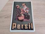 WANDPLAAT  PERSIL, Ophalen of Verzenden, Zo goed als nieuw, Reclamebord