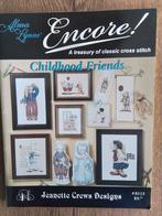 Jeanette crews designs borduurpatronen childhood friends, Ophalen of Verzenden, Zo goed als nieuw, Handborduren, Patroon