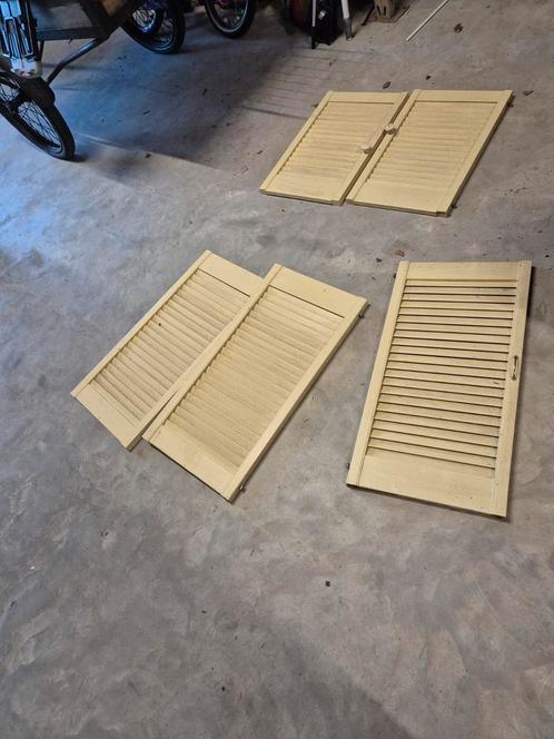 2 Louvre deurtjes, Huis en Inrichting, Woonaccessoires | Kamerschermen, Gebruikt, Ophalen