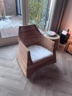 Rieten Schommelstoel, Huis en Inrichting, Stoelen, Ophalen, Gebruikt, Bruin, Riet of Rotan