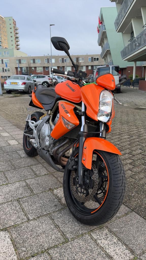 Kawasaki ER-6n ABS|Lage km|Nieuwe banden|Grote beurt gedaan, Motoren, Motoren | Kawasaki, Particulier, Naked bike, meer dan 35 kW