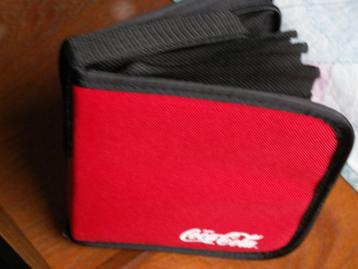 Coca Cola CD opberg reis mapje tekst Coca-Cola beschikbaar voor biedingen