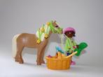 Playmobil meisje met pony (70060), Ophalen, Gebruikt, Complete set