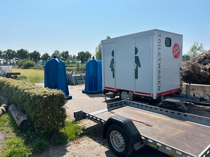 Toiletwagens & Pinkelpalen & koelwagen te huur!, Hobby en Vrije tijd, Feestartikelen | Verhuur, Gebruikt, Overige, Ophalen