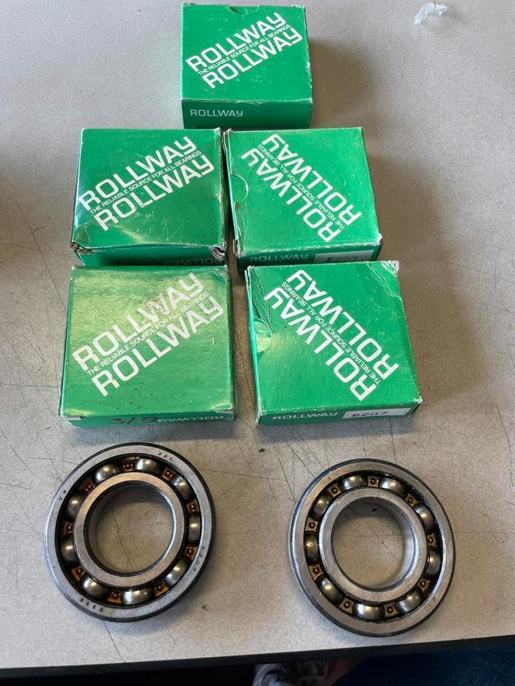 7x nieuwe Rollway 6207 / 3110-00-516-5490 lagers, Verzamelen, Militaria | Algemeen, Landmacht, Nederland, Ophalen of Verzenden