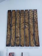 Houten Boeddha Wanddecoratie, Huis en Inrichting, Ophalen, Gebruikt