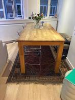 Eettafel, Huis en Inrichting, Tafels | Eettafels, Ophalen, Gebruikt, Eikenhout, 50 tot 100 cm