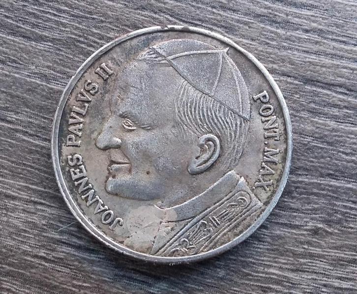 1979 Gelegenheids Historie Penning Paus Johannes Paulus 2, Postzegels en Munten, Penningen en Medailles, Overige materialen, Buitenland