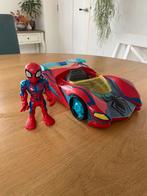 Spiderman auto met spiderman pop / Marvel, Ophalen, Zo goed als nieuw