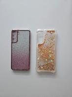 Samsung S21 glitter hoesjes, Ophalen of Verzenden, Zo goed als nieuw