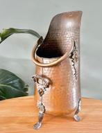 Vintage messing kolenkit paraplubak leeuwenpootjes, Huis en Inrichting, Woonaccessoires | Paraplubakken, Ophalen of Verzenden