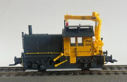 Aangeboden Roco 51333 is NS Sik 368 met telescoopkraan, Hobby en Vrije tijd, Modeltreinen | H0, Zo goed als nieuw, Locomotief