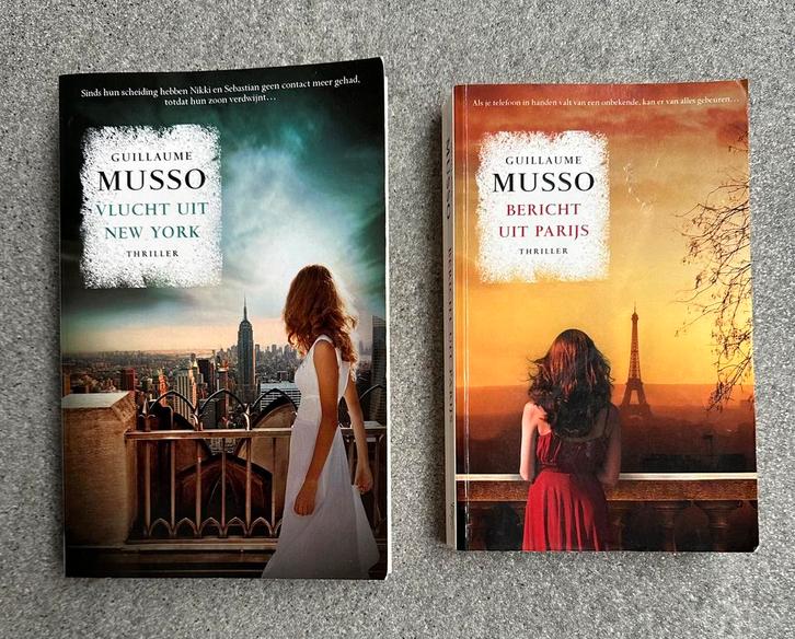 Guillaume Musso / Vlucht uit New York / Bericht ui Parijs, Boeken, Thrillers, Zo goed als nieuw, Ophalen of Verzenden