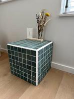 Bijzzettafel tegeltjes kubus, Ophalen, Minder dan 55 cm, Vierkant, Nieuw