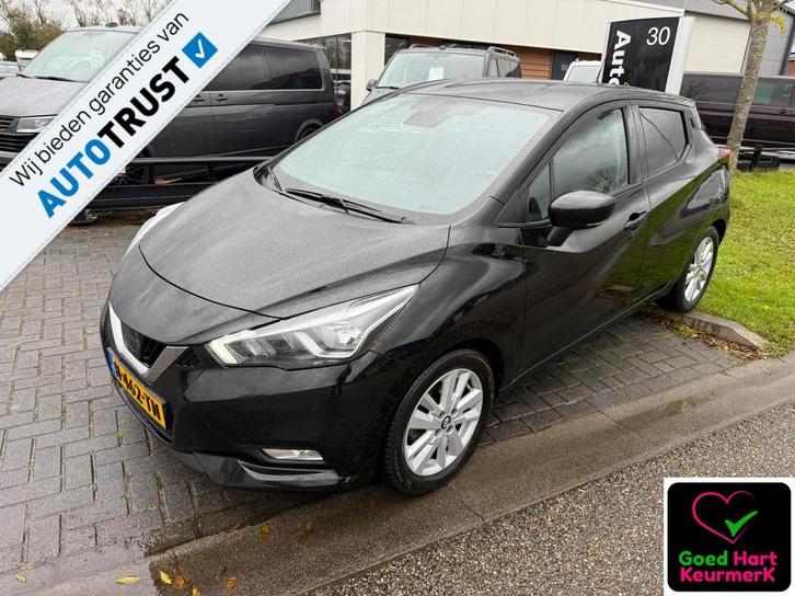 Nissan Micra 1.0 IG-T Tekna CARPLAY,CRUISE,TREKHAAK, Auto's, Nissan, Bedrijf, Te koop, Micra, ABS, Achteruitrijcamera, Airbags