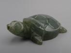 "Echte Jade Schildpad Amulet SymboolBescherming en Geluk!", Ophalen of Verzenden, Mineraal