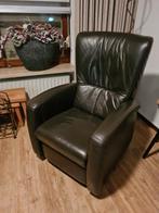 Fauteuil elektrisch verstelbaar, Huis en Inrichting, Ophalen, Gebruikt, 50 tot 75 cm, Leer