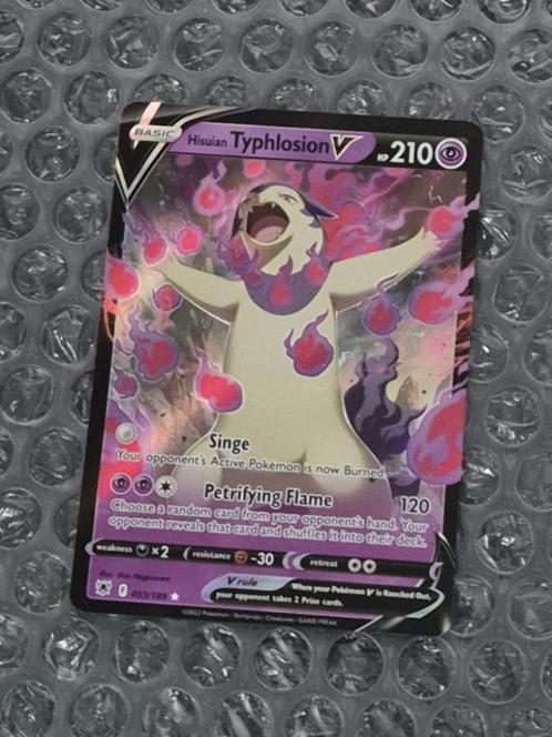 Hisuian Typhlosion V 053/189 Astral Radiance Sword & Shield, Hobby en Vrije tijd, Verzamelkaartspellen | Pokémon, Zo goed als nieuw