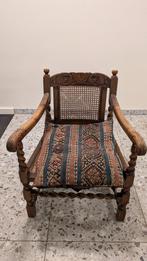 Antieke eiken armstoel, Antiek en Kunst, Ophalen
