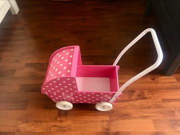 Roze met witte stippen poppen kinderwagen Prenatal beschikbaar voor biedingen