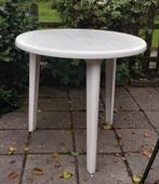Gratis Ronde Tuintafel - 78cm, Tuin en Terras, Tuintafels, Ophalen, Gebruikt, Rond, Plastic