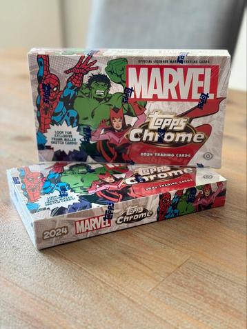Marvel Topps Chrome 2024 Sealed In Hand Eerste Editie! beschikbaar voor biedingen