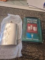 Sheffield pewter Fles - Vintage, Ophalen of Verzenden