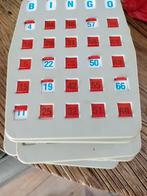 13 plastic bingo kaarten met schuifje kunnen in de vaatwasse, Ophalen of Verzenden, Zo goed als nieuw