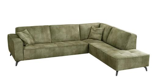 Hoekbank Locarno 305x245cm jersey moss voorraad, Huis en Inrichting, Banken | Bankstellen, Ophalen of Verzenden