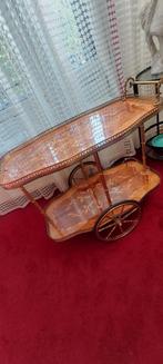 Vintage Serveerwagen / Theewagen met Houtmotief, Ophalen