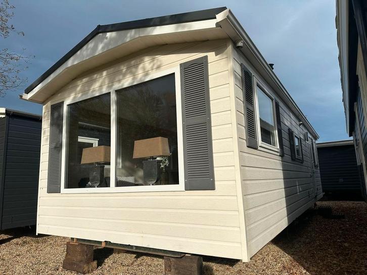 INSTAPKLAAR CHALET MET 2 SLAAPKAMERS IN DE LUTTE, Caravans en Kamperen, Stacaravans, tot en met 2, Verzenden