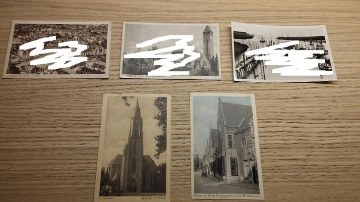 ansichtkaart Bergen op Zoom - Roosdaal - Zundert omgeving, Verzamelen, Ansichtkaarten | Nederland, Gelopen, Noord-Brabant, 1940 tot 1960