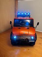 Tamiya 1:10 MB Unimog 406(CC-02) + licht/geluid/zender/accu, Hobby en Vrije tijd, Modelbouw | Radiografisch | Auto's, Elektro