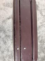 Vintage leren attaché koffer - roodbruin, Ophalen, Gebruikt