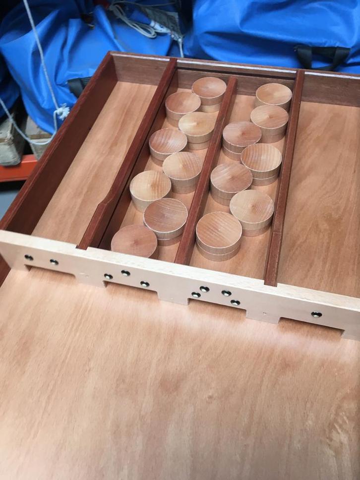 Schilte S240 Sjoelbak te koop slechts 1x gebruikt voor Event, Hobby en Vrije tijd, Gezelschapsspellen | Bordspellen, Zo goed als nieuw