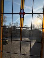 Set schuif / en-suite deuren met glas in lood 275x192cm., Ophalen