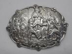 Zilveren antieke broche Gebr. Huisman Schoonhoven nr.507, 4 tot 7 cm, Ophalen of Verzenden, Zo goed als nieuw, Zilver