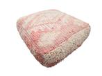 Handmade vintage wool Berber Poof Boujad cushion 65x65x25cm, Overige materialen, Ophalen of Verzenden, Zo goed als nieuw, Berber vintage oosters Ibiza Boho hype