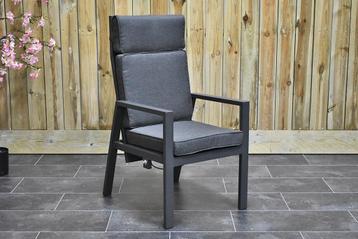 Birmingham Aluminium Verstelbare Dining Tuinstoel Dark Grey  beschikbaar voor biedingen