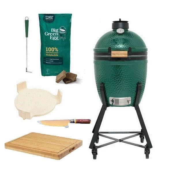 Big Green Egg Medium - van €2.035 voor €1.595 (22% korting), Tuin en Terras, Houtskoolbarbecues, Nieuw, Met accessoires, Ophalen of Verzenden